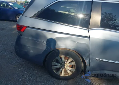 2014 Honda Odyssey Ex-L из США, поврежденный, VIN 5FNRL5H62EB013166